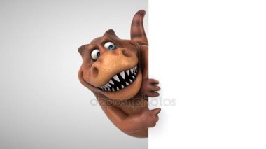  trex üzerinde beyaz kart işaret 