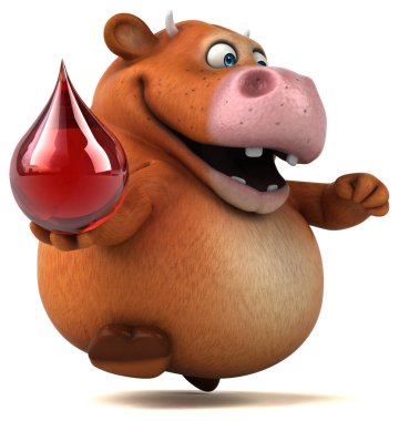 çizgi film karakteri holding açılan eğlenceli 