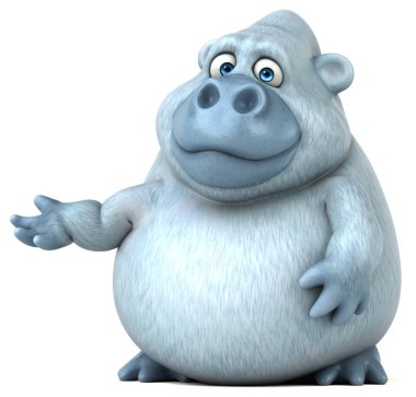 Eğlenceli yeti, illüstrasyon 