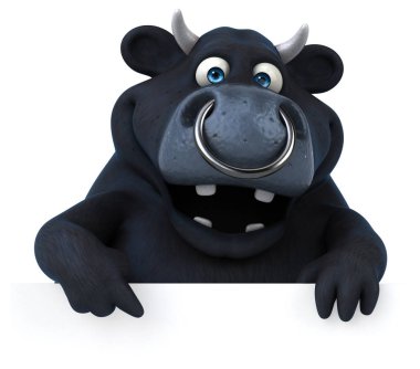  çizgi film karakteri holding afiş 