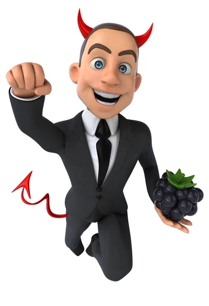 Businessman holding berry — Stock Photo, Image