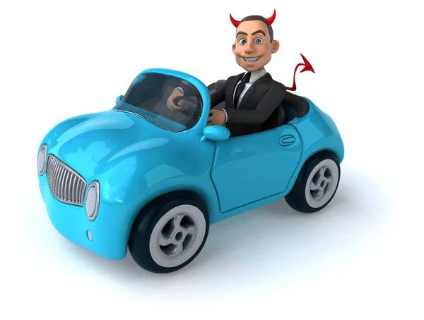 Geschäftsmann fährt Auto — Stockfoto
