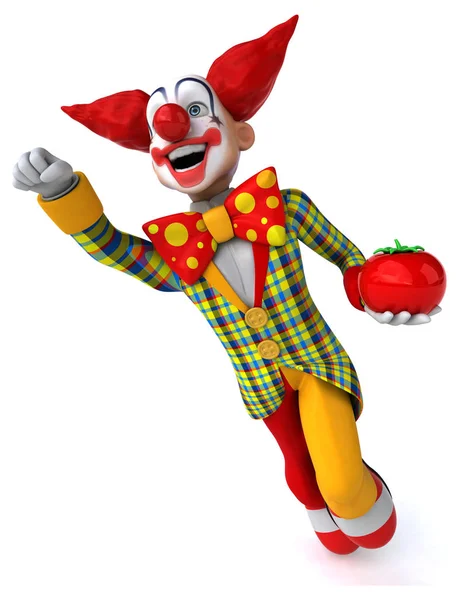 Pomodoro clown holding — Foto Stock