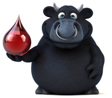 çizgi film karakteri holding açılan  