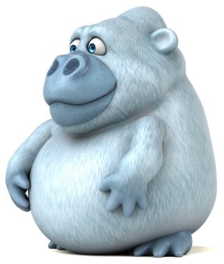 Eğlenceli yeti - illüstrasyon 