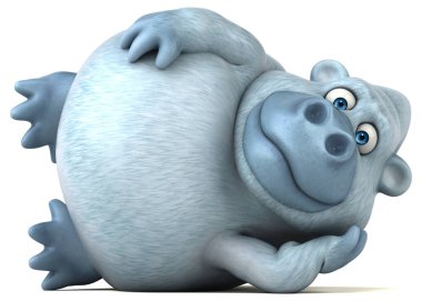 Eğlenceli yeti - illüstrasyon 