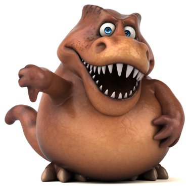 Eğlenceli Trex - illüstrasyon