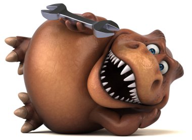  çizgi film karakteri holding anahtarı 