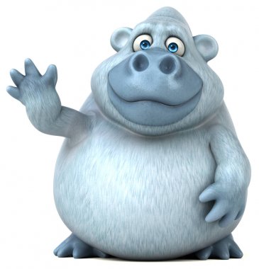 Eğlenceli yeti - illüstrasyon