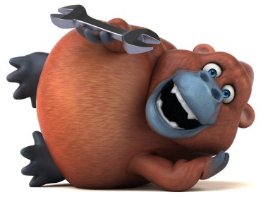  çizgi film karakteri holding anahtarı 