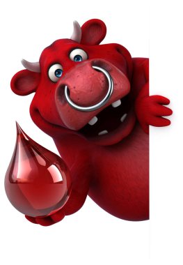 çizgi film karakteri holding açılan  