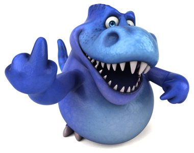 şirin eğlenceli dinozor