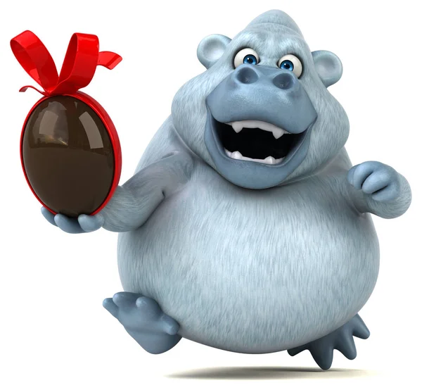  çizgi film karakteri yumurta holding  