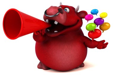 çizgi film karakteri kabarcıklar holding 