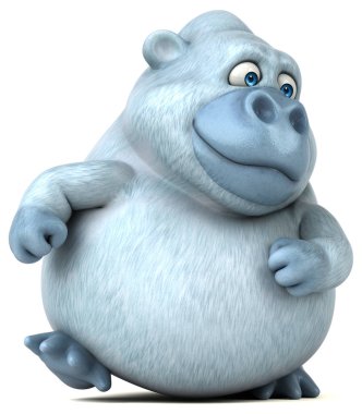 Eğlenceli yeti - illüstrasyon 