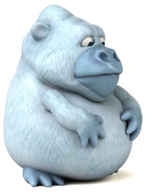 Eğlenceli yeti - illüstrasyon 