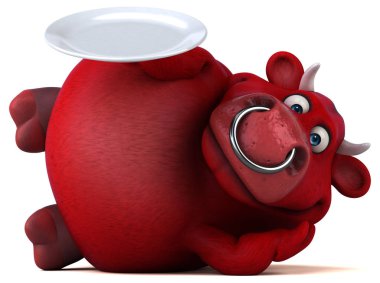 çizgi film karakteri plaka ile  