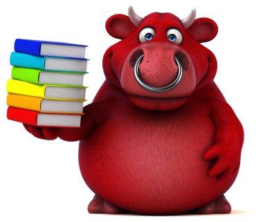  kitap tutan çizgi film karakteri 