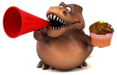 cupcake tutarak çizgi film karakteri  