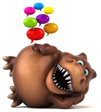 çizgi film karakteri kabarcıklar holding 