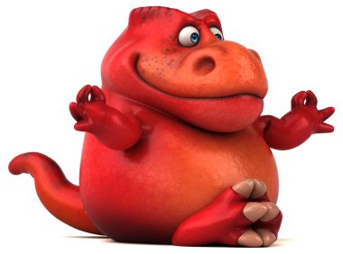  Yoga yaparken çizgi film karakteri 