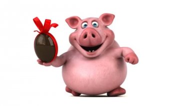 çizgi film karakteri yumurta holding