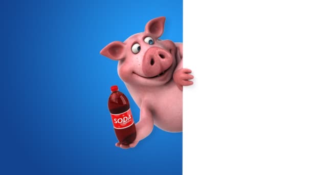 Refrigerante para suínos — Vídeo de Stock