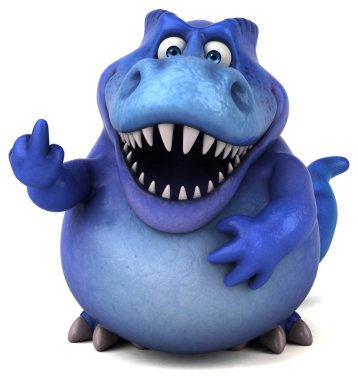 şirin eğlenceli dinozor