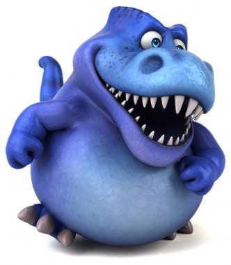 şirin eğlenceli dinozor