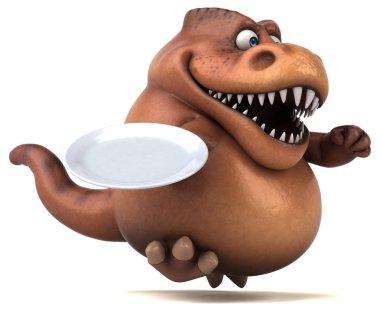 çizgi film karakteri plaka ile  