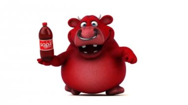 çizgi film karakteri soda holding 