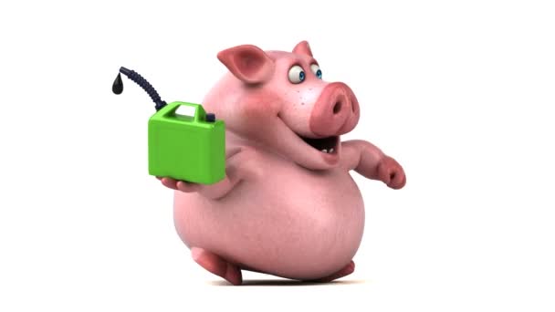 Óleo de porco — Vídeo de Stock