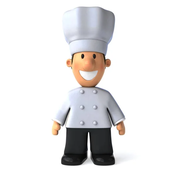 Zabawne chef - ilustracja — Zdjęcie stockowe