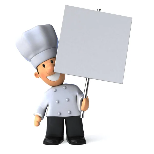 Fun chef -  Illustration — Stock Photo, Image