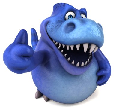 Eğlenceli sevimli dinozor 