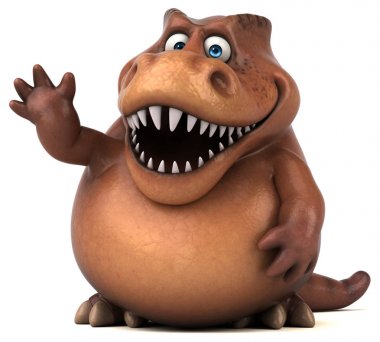 Eğlenceli Trex - illüstrasyon