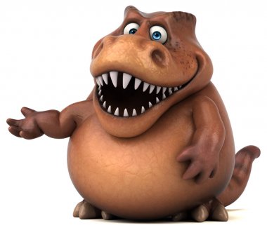 Eğlenceli Trex - illüstrasyon