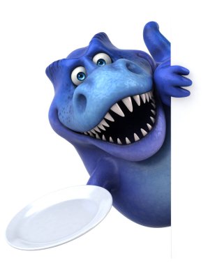  plaka tutarak çizgi film karakteri