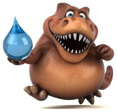 Komik karikatür karakter holding açılan