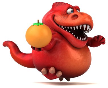 çizgi film karakteri turuncu holding 