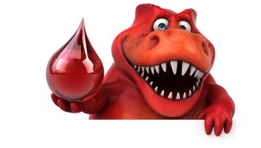 Komik karikatür karakter holding açılan