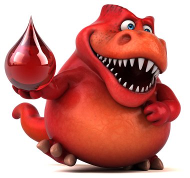 Komik karikatür karakter holding açılan