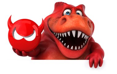 çizgi film karakteri ile virüs