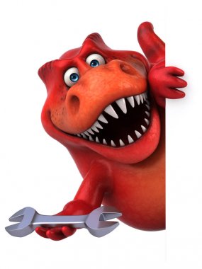 çizgi film karakteri holding aracı 