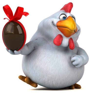  çizgi film karakteri yumurta holding