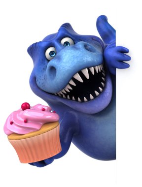  çizgi film karakteri ile cupcake 