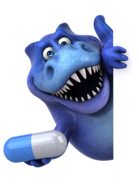 çizgi film karakteri ile hap