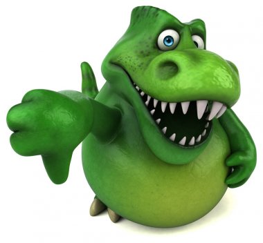 Eğlenceli sevimli dinozor 