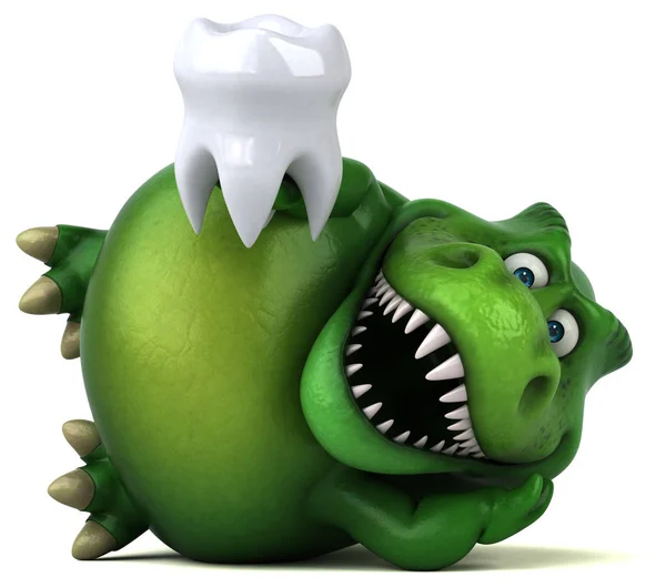 A fogak rajzfilmfigura — Stock Fotó