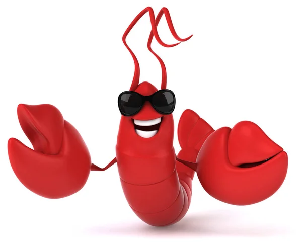 Fun lobster -   illustration — Stock Photo, Image